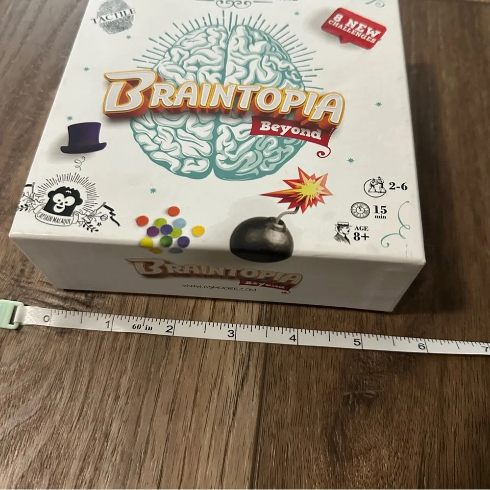 Braintopia Beyond Brain Party Game, Family Game, 2-6 Players, Ages 8+